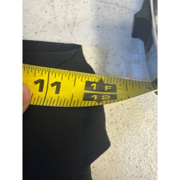 Maje Pio Cropped Tapered Belted Pants In Black Size 34 (US 4) Career Casual D33 - Picture 7 of 8